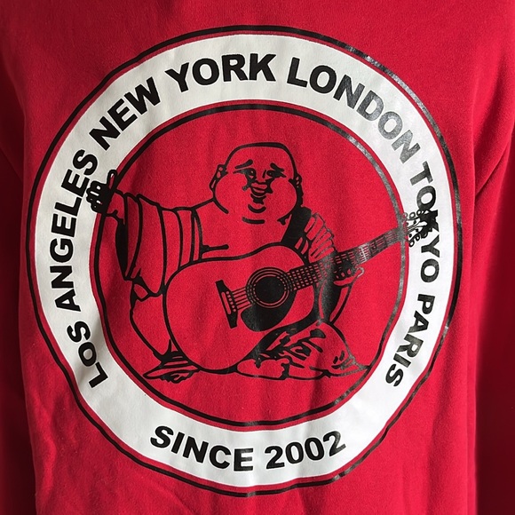 TRUE RELIGION METALLIC CITY BUDDHA ZIP HOODIE - Picture 7 of 12